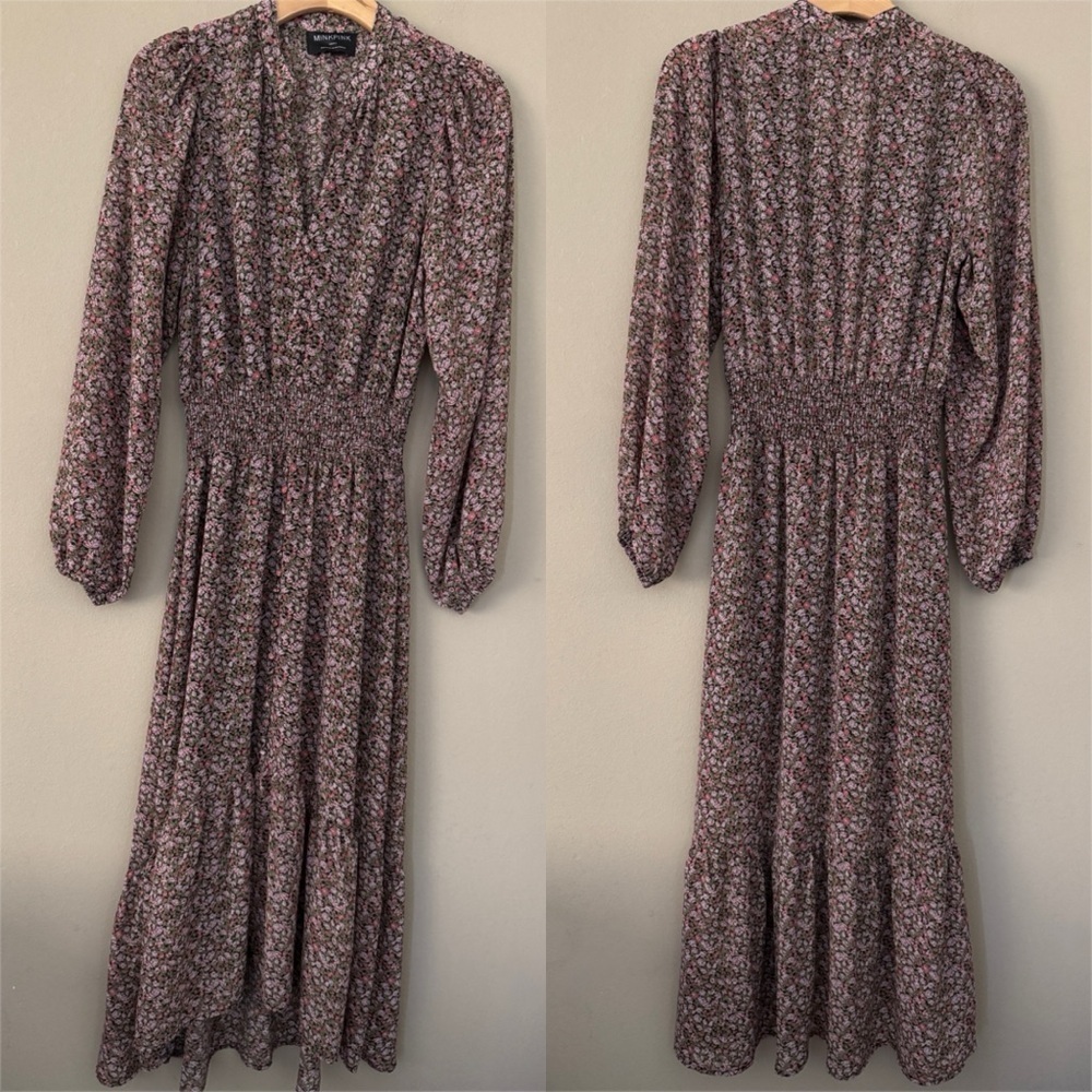 MINKPINK Safi Midi Dress Size S - Picture 2 of 7